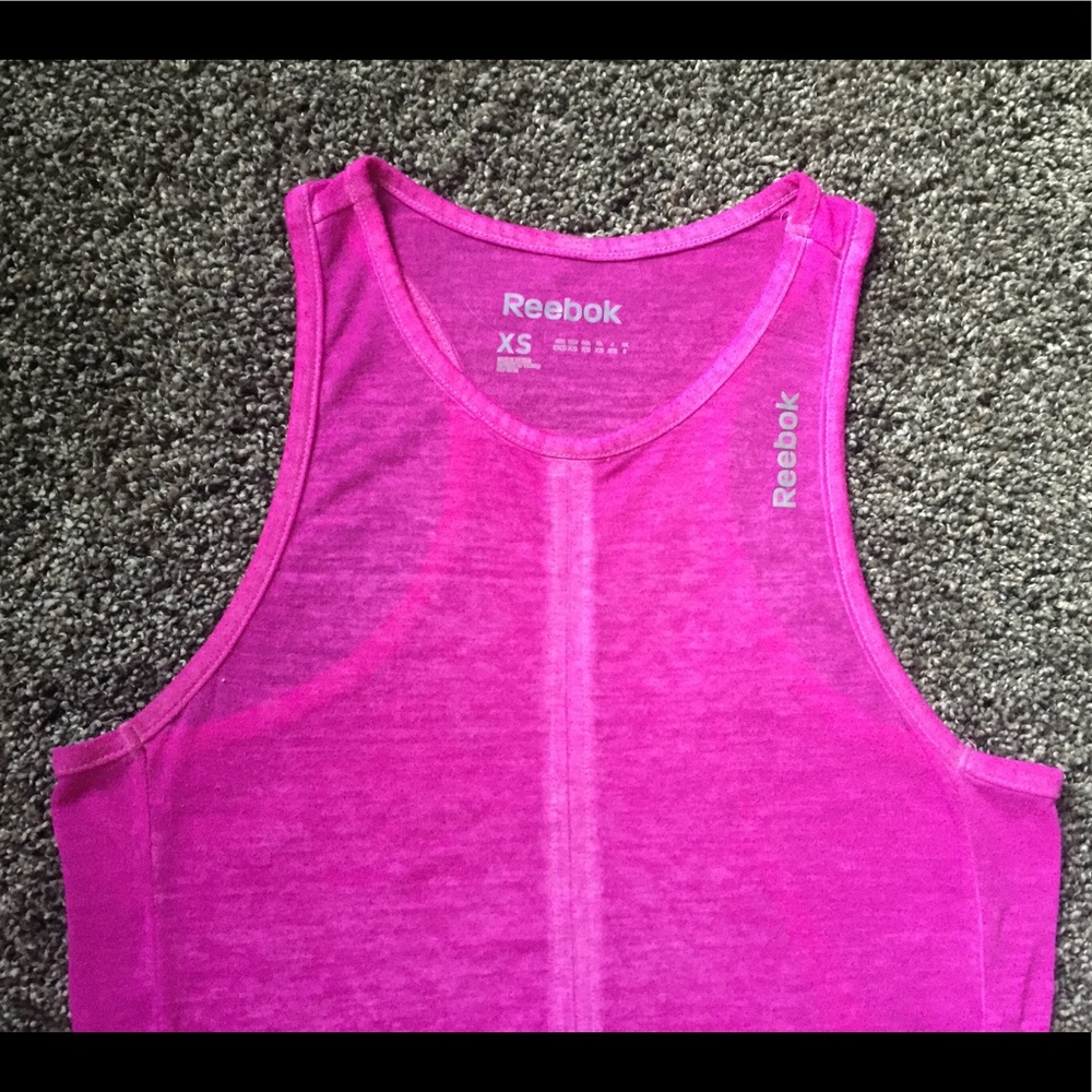 Reebok relaxed fit racer-back tank, super cute!